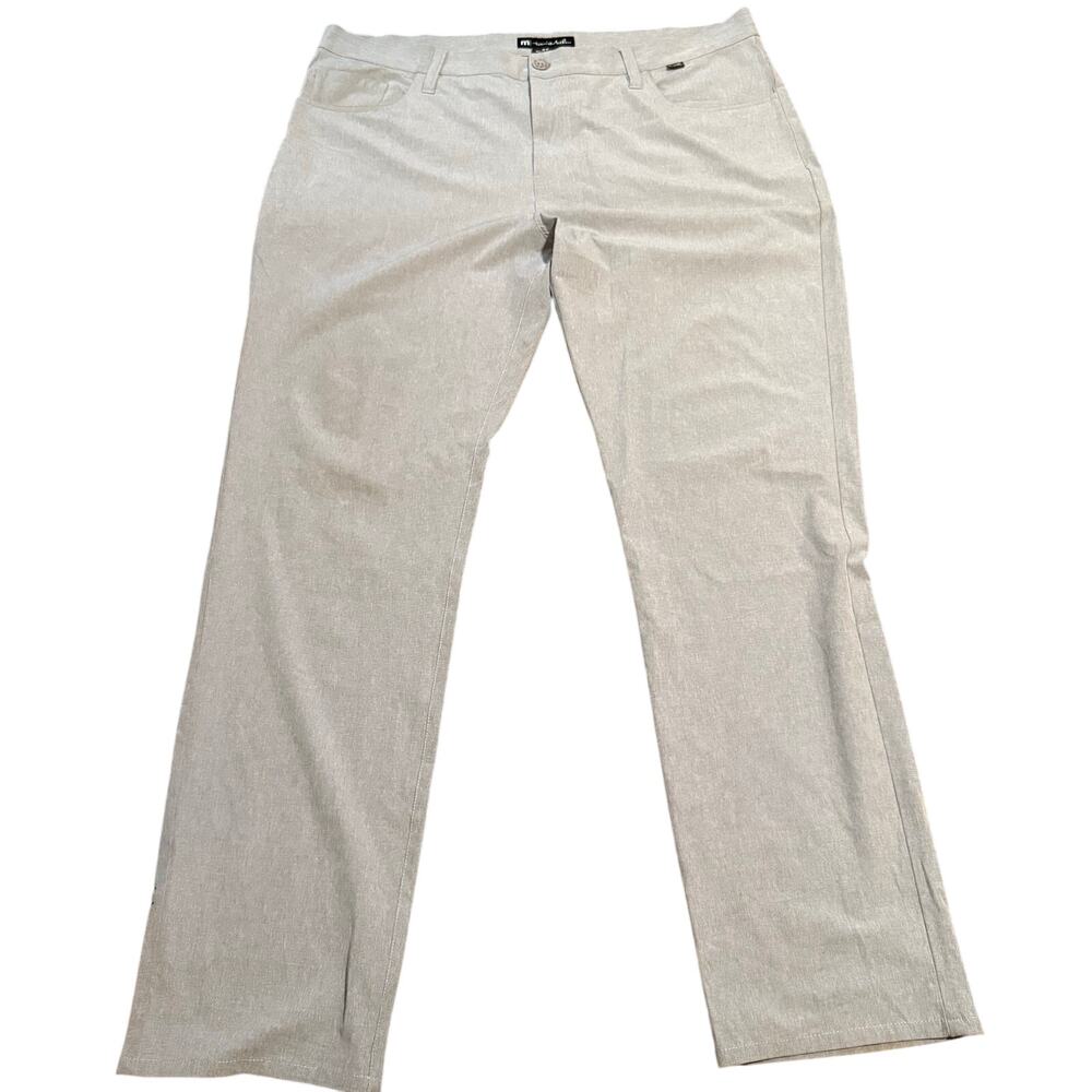 Travis Mathew Men's Performance Pants, Gray, Stretch Golf Casual, Men's Size 40